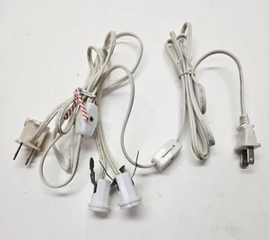 2 PACK -NEW Electrical Cord with Light Socket & On/Off Switch 2 PACK - Picture 1 of 2