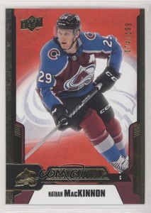 2019-20 Upper Deck Credentials Red /199 Nathan MacKinnon #28