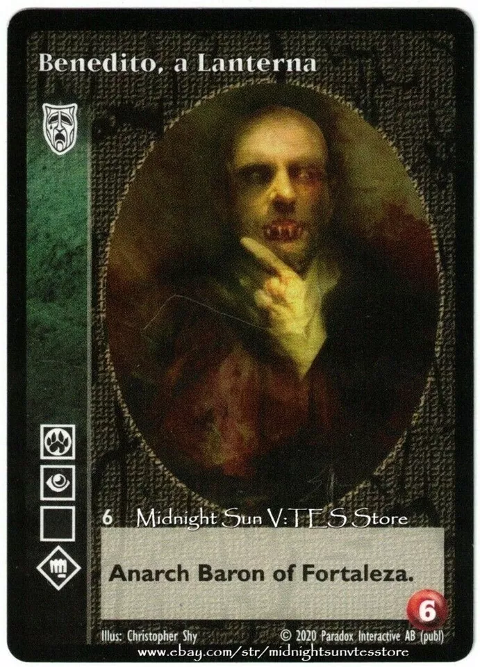 Benedito, a Lanterna Nosferatu Promo V:TES VTES Vampire CCG - Image 1 of 1