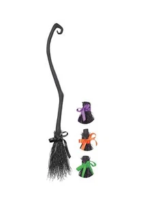 California Costumes Witch's Broom One Size Black - Picture 1 of 5