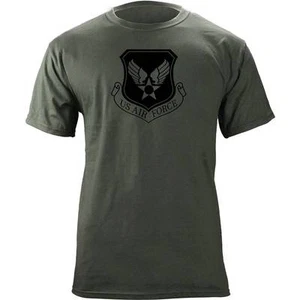 U.S. Air Force Subdued Veteran Patch T-Shirt - Picture 1 of 4