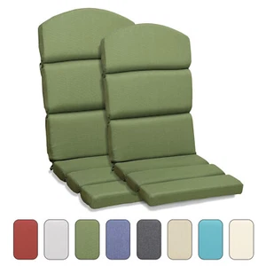 Aoodor 2PCS Patio Chair Cushion for Adirondack High Back with Tie Indoor Outdoor - Picture 1 of 57