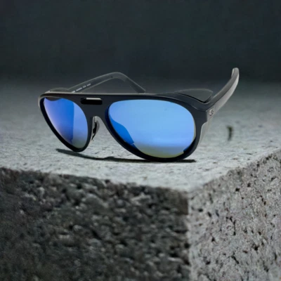 Costa Del Mar Grand Catalina matte black frame blue 580 glass polarized lens NEW - Image 1 of 4