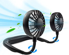 Hands Free Portable Neck Fans with LED Lights