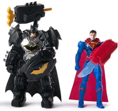 DC Comics Metal Force Team Batman and Superman Set 4-Inch  Action Figures - Image 1 of 4