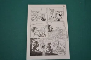 Lara Molinari Original Comic Art Tavola Originale # 29 ZIO PAPERONE E IL CODICE - Picture 1 of 3
