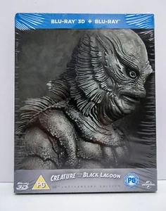 Creature From the Black Lagoon Blu-ray 3D + Blu-ray Limited Edition UK Steelbook - Picture 1 of 11