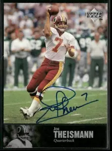 1997 Upper Deck Legends #AL-174 Joe Theismann Autographs - Picture 1 of 2