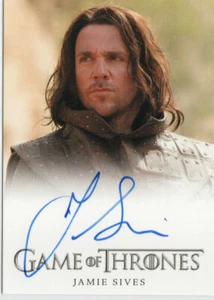 Game of Thrones Season 1 2012 Autograph Auto Jamie Sives as Ser Jory Cassel - Picture 1 of 2