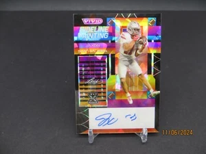 2023 Leaf Vivid Jaxon Smith-Njigba Sideline Painting Auto Rookie /5 Seahawks - Bild 1 von 6