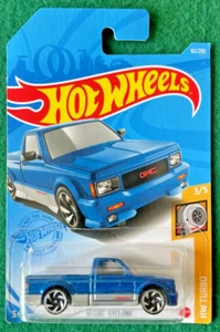 HOT WHEELS 91 GMC SYCLONE BLAU SILBER HW TURBO 3/4 NEUWERTIG LANGE KARTE 140 - Bild 1 von 3
