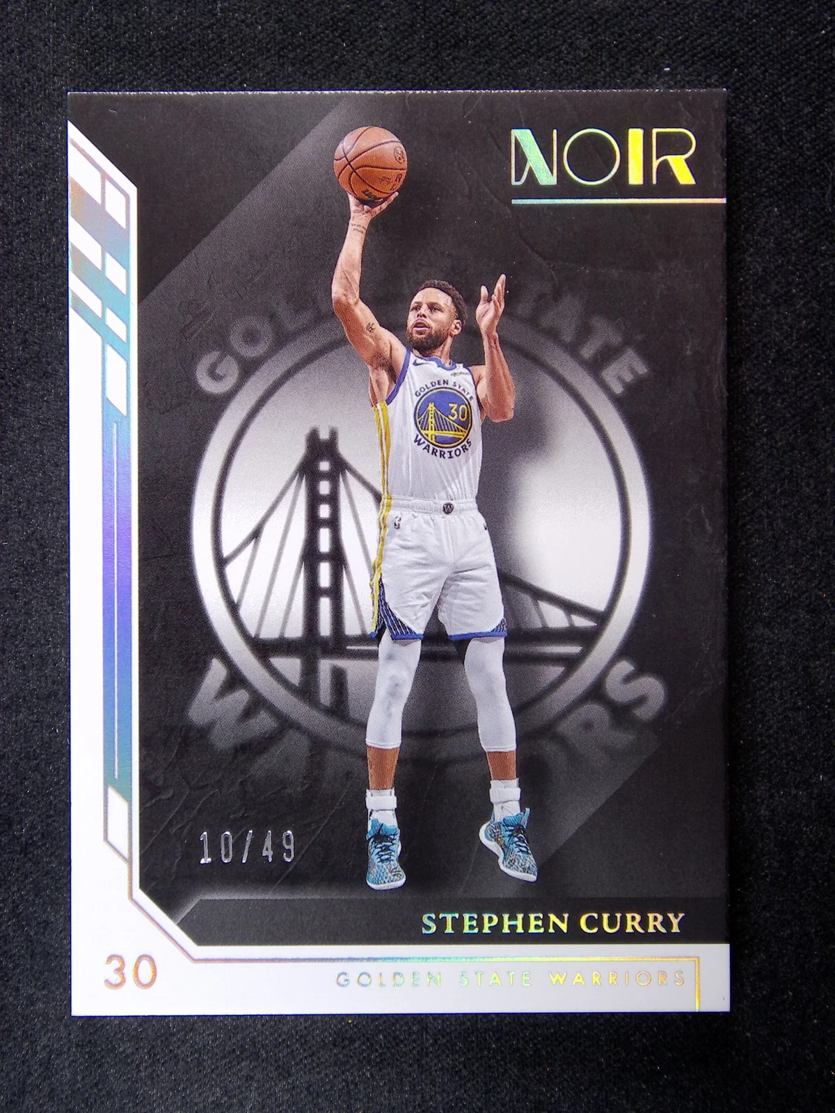 2022-23 Panini Noir Stephen Curry #23 Association Edition Holo Silver /49