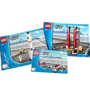LEGO City INSTRUCTIONS ONLY 3368 SPACE CENTRE X3 Manuals Kids Toy *see condition - Picture 1 of 15
