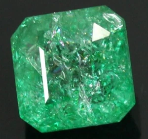 Natural MUZO Colombian Green Emerald 4.15 Ct Square Certified Stunning Gems z973 - Picture 1 of 8
