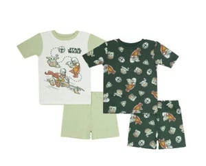 Mandalorian Star Wars Grogu Baby Yoda Pajama Set (2 Sets) Size 8 Boys - Picture 1 of 1