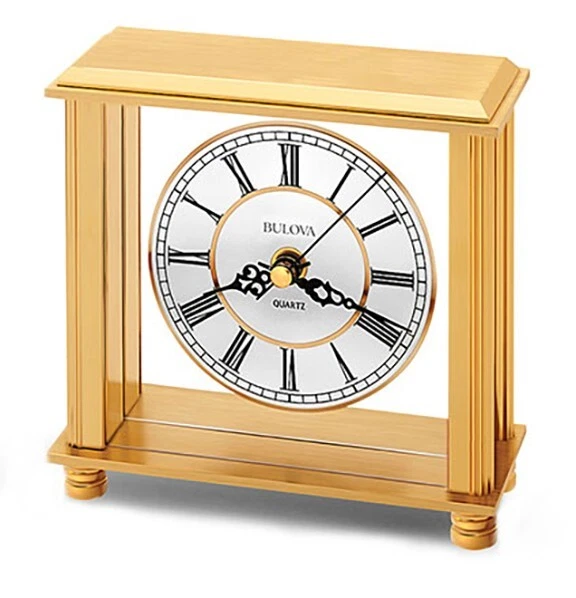 BULOVA MANTEL TABLE CLOCK "CHERYL" B1703 - Image 1 of 1