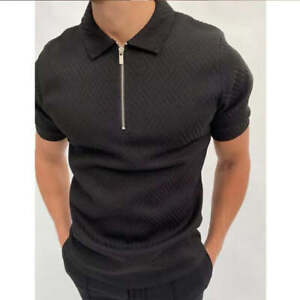 Fashion Men's Casual Short Sleeve Lapel Polo Shirt