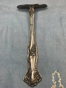 Antique WM Rogers Food Pusher Triple Silver Plate 4” Engraved Kenneth - Picture 1 of 6