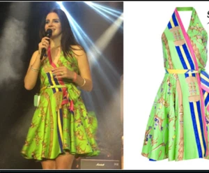 Ralph Lauren Dylan Vestido Ecuestre Envolvente Seda Lana del Rey Talla 6- $700- Raro - Imagen 1 de 7