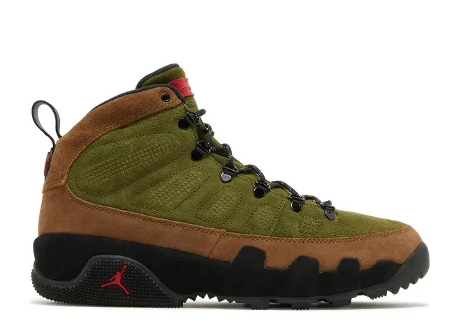 Nike Hombres Air Jordan 9 Retro Bota NRG 'Carne de res y brócoli' Tenis Foto 1 de 4