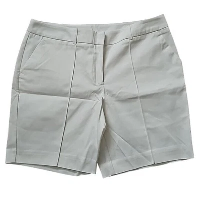 Worthington Modern Fit Shorts Size 6 White Women's Cotton Travel Classic - Image 1 of 4