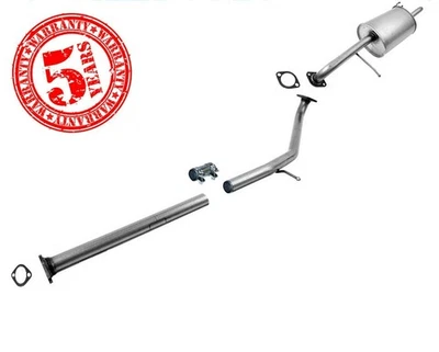 Se adapta a 06-2011 Rio5 Sistema de escape Silenciador Extensión Tubo Juntas Abrazaderas Foto 1 de 4