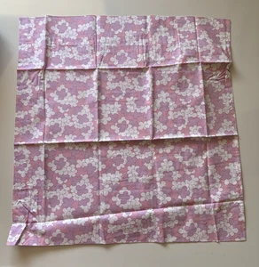 Vintage German Pillowcases Brand New 100% Cotton White Pink Purple Flowers - Picture 1 of 5