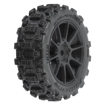 PRO1024610 Badlands MX 1.9" All-Terrain Buggy Tires (4) Mounted on Mach-10 Bl... - Image 1 of 3