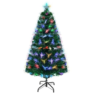 Árbol de Navidad de 120 cm 150 cm y 180 cm con iluminación y 220 puntas de PVC - Imagen 1 de 19