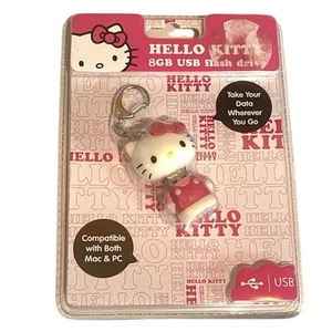 New Hello Kitty 8GB USB Flash Drive Keychain Sanrio 2012 - Picture 1 of 2