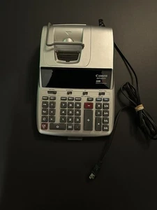 Canon MP25DV 12-Digit Printing Calculator Clock 2-Color Commercial Office - Picture 1 of 2