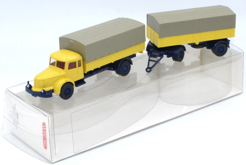 Wiking 480 01 Krupp Titan Pritschen-Lastzug OVP 1:87 #11 - Bild 1 von 1