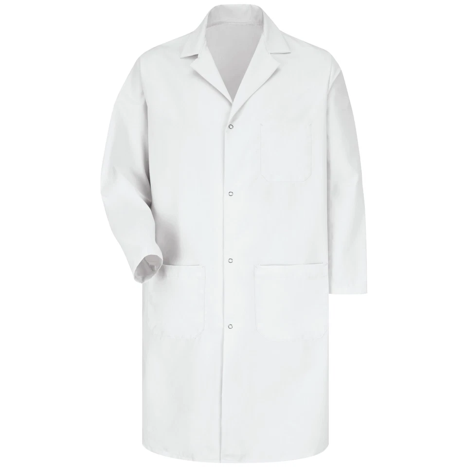 Red Kap Men's Gripper-Front Lab Coat - Image 1 of 3
