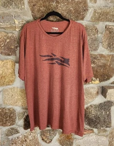 T-shirt Sitka uomo 3XL marrone ruggine grafica cotone misto poliestere stampa maglietta - Foto 1 di 8