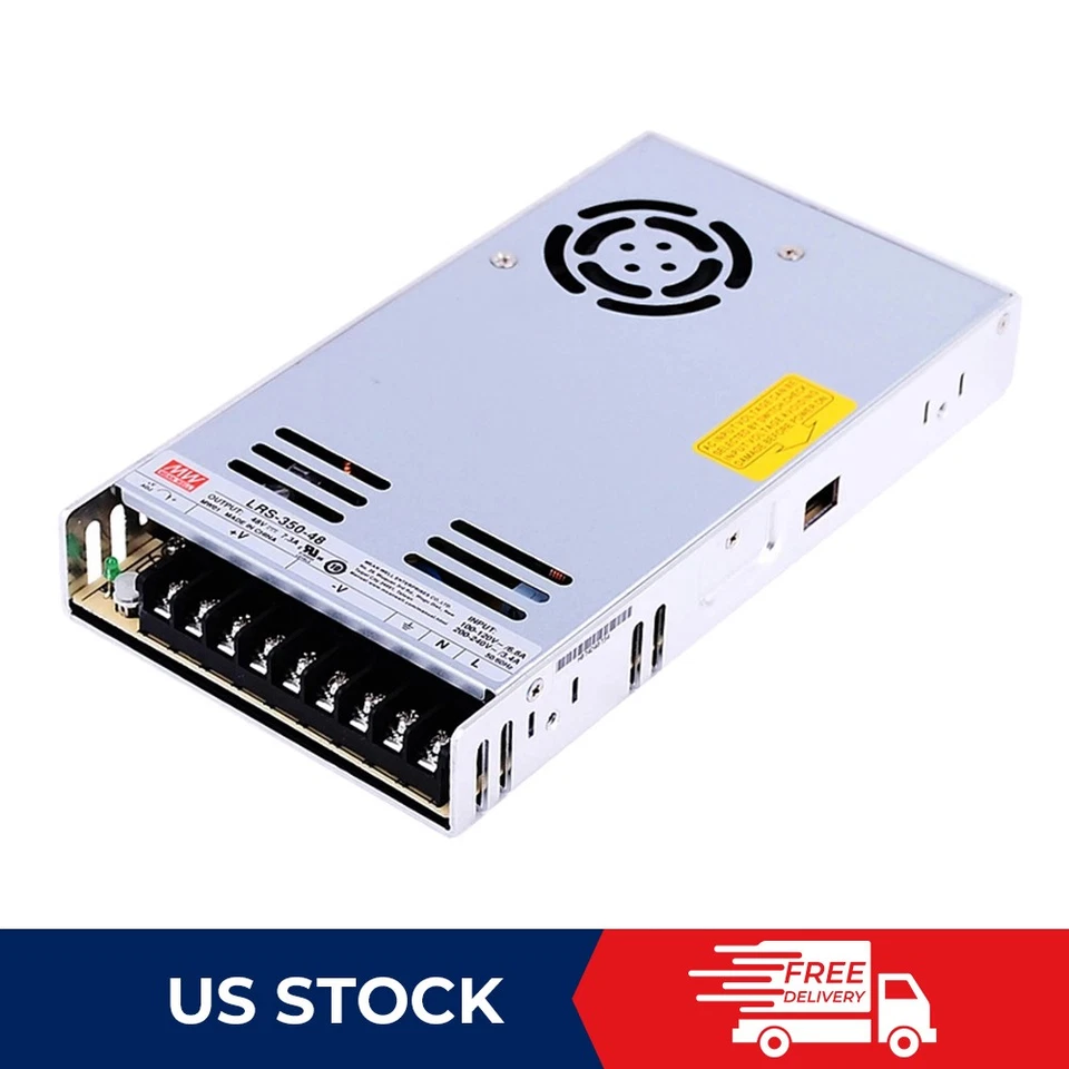 Fuente de alimentación conmutable MEAN WELL LRS-350-48 salida única 350,4 W 48 V 7,3 A Foto 1 de 1