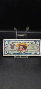 1993 Disney Dollars $1 MICKEY'S 65TH ANNIVERSARY Series D - Picture 1 of 2