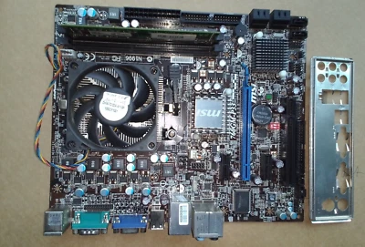 MSI-  760GM-P33 (MS7623)+CPU ATHLON II X 2 +2GB DDR3 -  -TESTATA FUNZIONANTE - Immagine 1 di 4