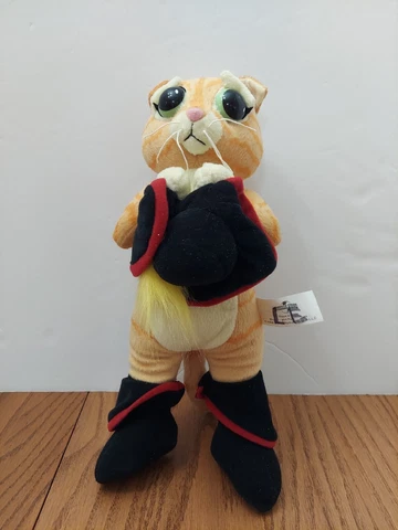 Shrek Puss in Boots Plush Toy Doll 2008 Universal Studios Cover