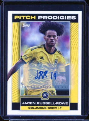 2023 Topps JACEN RUSSELL-ROWE rookie RC autograph AUTO - Image 1 of 2
