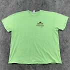 Madeira Beach Shirt Mens Extra Large Green Fishing Graphic Print Short Sleeve