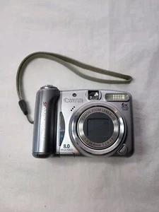 Canon PowerShot A720 IS 8.0 MP 6x Optical Zoom Digital Camera - BROKEN SCREEN - Picture 1 of 11