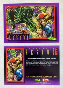 CHEAP PROMO CARD: DEATHWATCH 2000 (Classic 1993) #PR1 GOLD FOIL STAMP CAPITAL