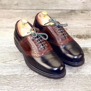 Allen Edmonds Redan Golfschuhe 7 D braun/schwarz * Hinzufügen $15 neue Zedernbäume - Bild 1 von 13