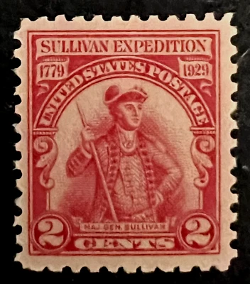 US STAMPS #657 2c SULLIVAN EXPEDITION MINT MOGNH cv $6 - Image 1 of 2