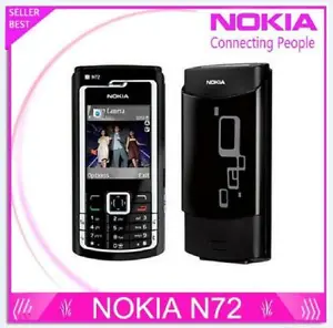N72 Nokia N72 2G GSM Mobile Phones FM Radio 2MP Camera Bluetooth Jave  Original