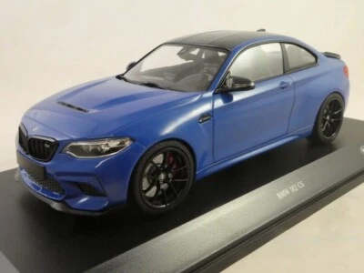 Minichamps BMW M2 CS Bleu Métallique Jantes Noires 2020 1/18 155021022 - Photo 1/3