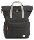 Roka Unisex Canfield B Small Sustainable Nylon Backpack - Black