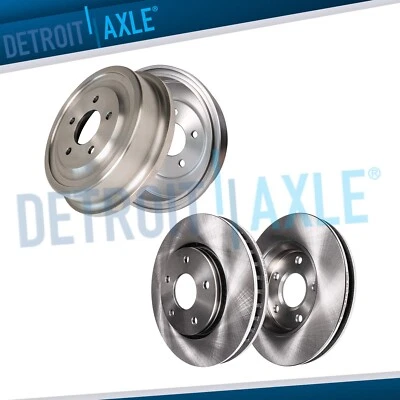 Rotores de freno delanteros y tambores traseros para Saturn Vue Chevy Equinox Pontiac Torrent Foto 1 de 4