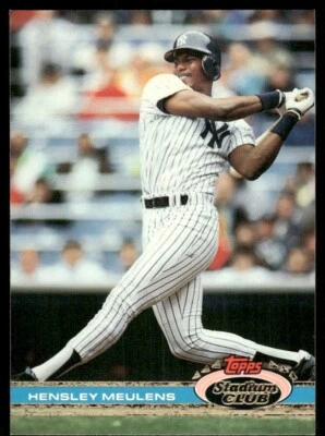 Hensley Meulens New York Yankees #503 1991 Stadium Club Baseball Card - Image 1 of 2