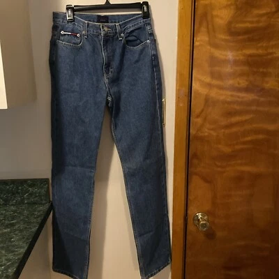 Jean Tommy Hilfiger Vintage Para Mujer 5 Azul Denim Algodón Corte 8/00 3113 Foto 1 de 4